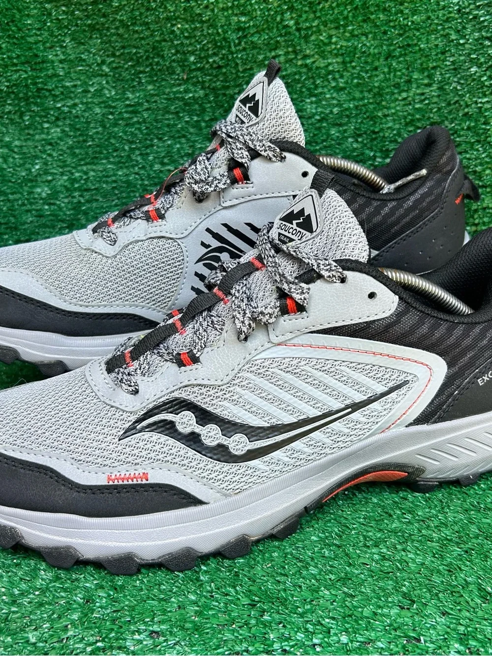 Saucony Excursion TR15 Men's Size 12 Trail Running Shoes S20668-21 Gray Black